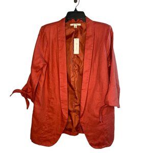 Miami NWT cardigan jacket women's burnt orange lightweight size Medium